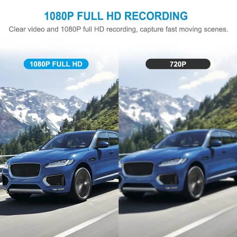 4,5 дюйма, 1080 P, Full HD, сенсорный экран, автомобильная приборная панель, видеорегистратор для вождения, передний задний вид, двойной объектив, камера, запись в реальном времени