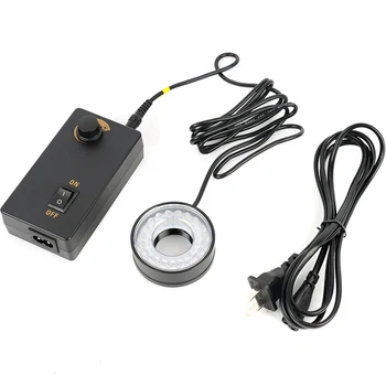 

40 LED Ring Light Illuminator Lamp Aluminum alloy 6500K Installation Thread 28mm 42mm For Video HDMI USB Microscope Camera