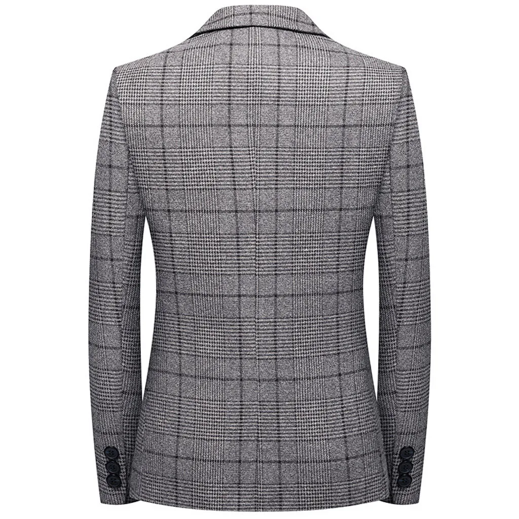 KANCOOLD блейзер для мужчин s тонкий пиджак костюмы блейзеры для мужчин свадебное платье пальто Повседневный Плюс размер деловой мужской Костюмный пиджак 86