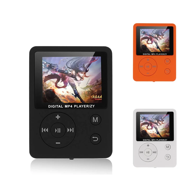 Ультратонкий MP3-плеер с цветным экраном 1 8 дюйма поддержка 32 ГБ TF карта 13 языков