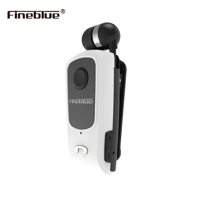 Fineblue Wireless Retractable Portable Mini Bluetooth Headset Calls Remind Vibration Wear Clip Sports Running Earphone F910 F920 — view 5