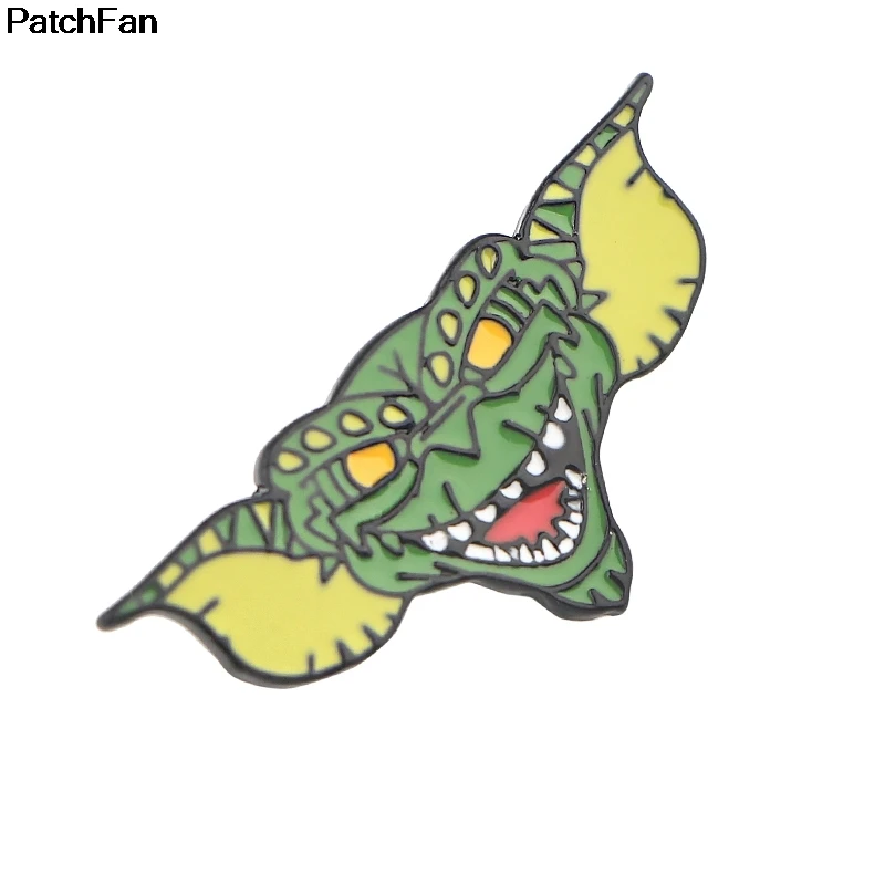20 шт./лот A2555 Patchfan Gremlins модные забавные очаровательные милые Мультяшные булавки для детей, мужчин, женщин, броши, аксессуары для одежды, ювелирные изделия, значки