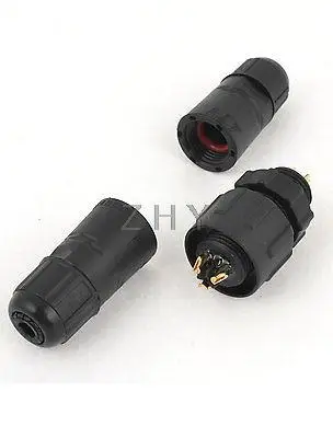 M14-3 IP67 IP68 3 Pin Водонепроницаемый соединительный кабель Разъем подключения дискретного типа