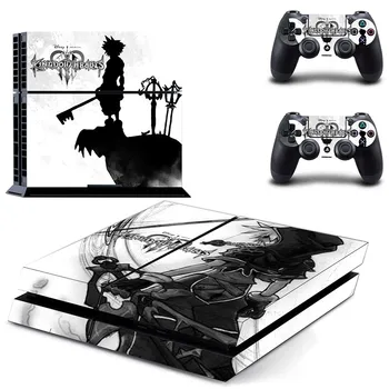 

Kingdom Hearts PS4 Stickers Play station 4 Skin Sticker Decals For PlayStation 4 PS4 Console and Controller Skins Vinyl