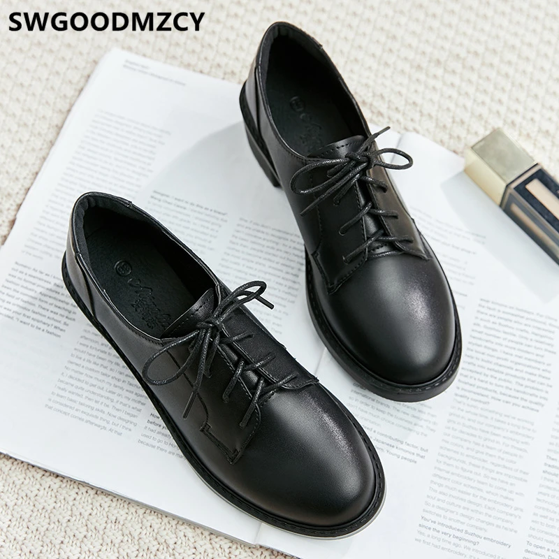 black leather mid heel court shoes