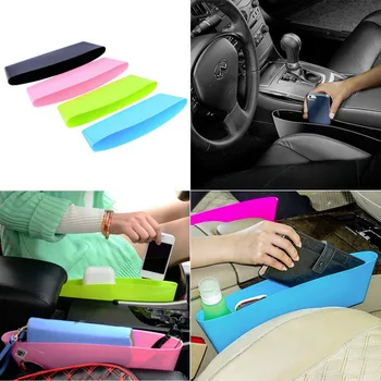 

New 1pc Catch Catcher Storage Organizer Box Car Seat Gap Slit Pocket Holder ZJ64401 LESHP