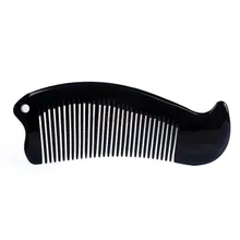 

portable comb Small Sessile Authentic Buffalo Horn Comb Pure Dense Tooth Natural Anti Static Portable Combs Gift Hairdressing