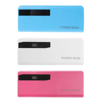 

5x 18650 Battery Charger LCD Display DIY Power Bank Case Flashlight External Box Y3ND
