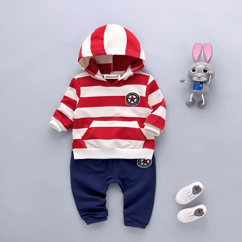 Комплекты детской одежды для маленьких девочек г. Весенне-осенняя одежда для маленьких мальчиков, костюм из футболки и штанов костюм для младенцев Одежда для малышей