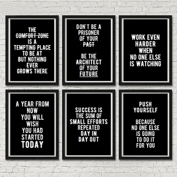 

Modern Wall Art Motivational Posters and Prints Office Decor Entrepreneur Inspirational Canvas Painting Art Wall Pictures Prints