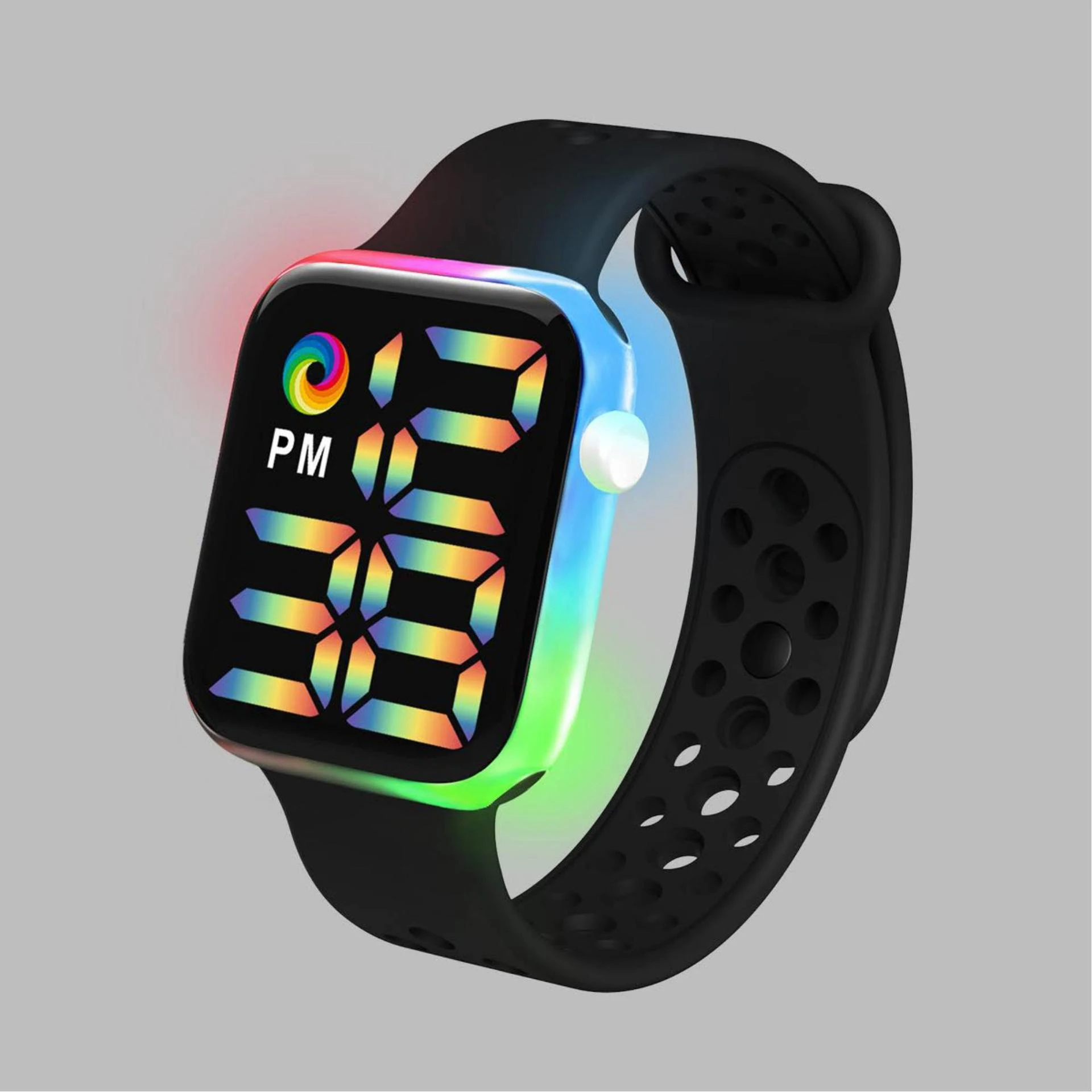 

Cool Square Dial Watch For Men Electronic Clock Watch Bracelets Men's Digital Watches 2021 Lover Watches Led Watch Zegarek
