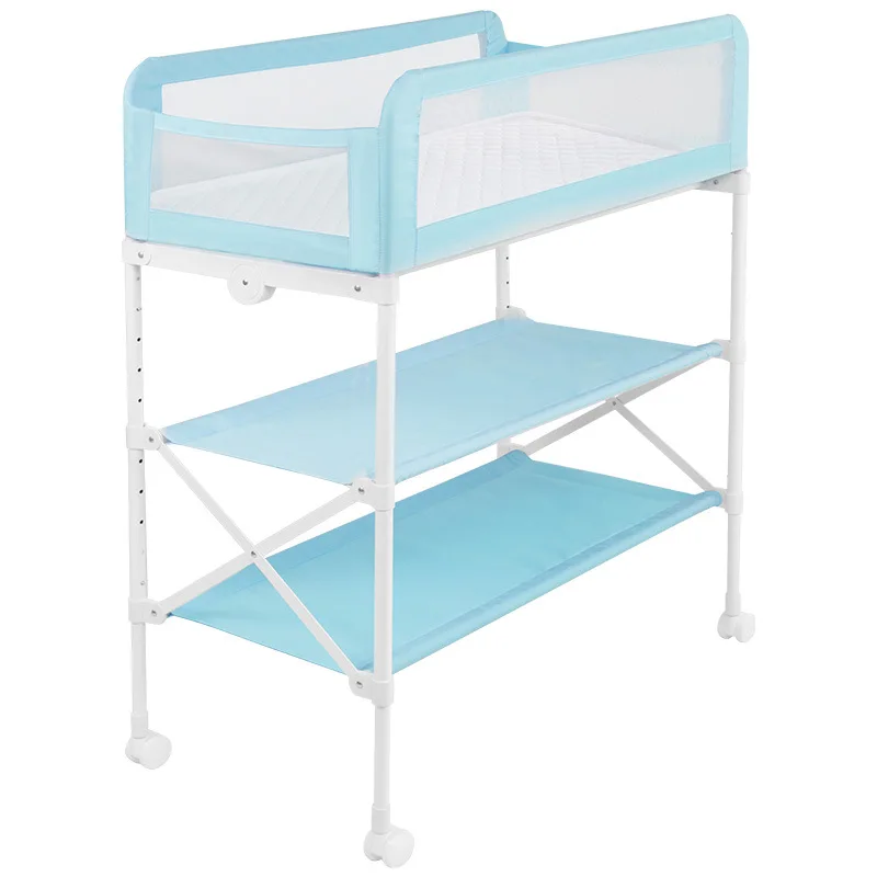 Baby Bed Diaper Table Baby Cradle Bed Small Cradle Bed Children's Bed Foldable Adjustable Height