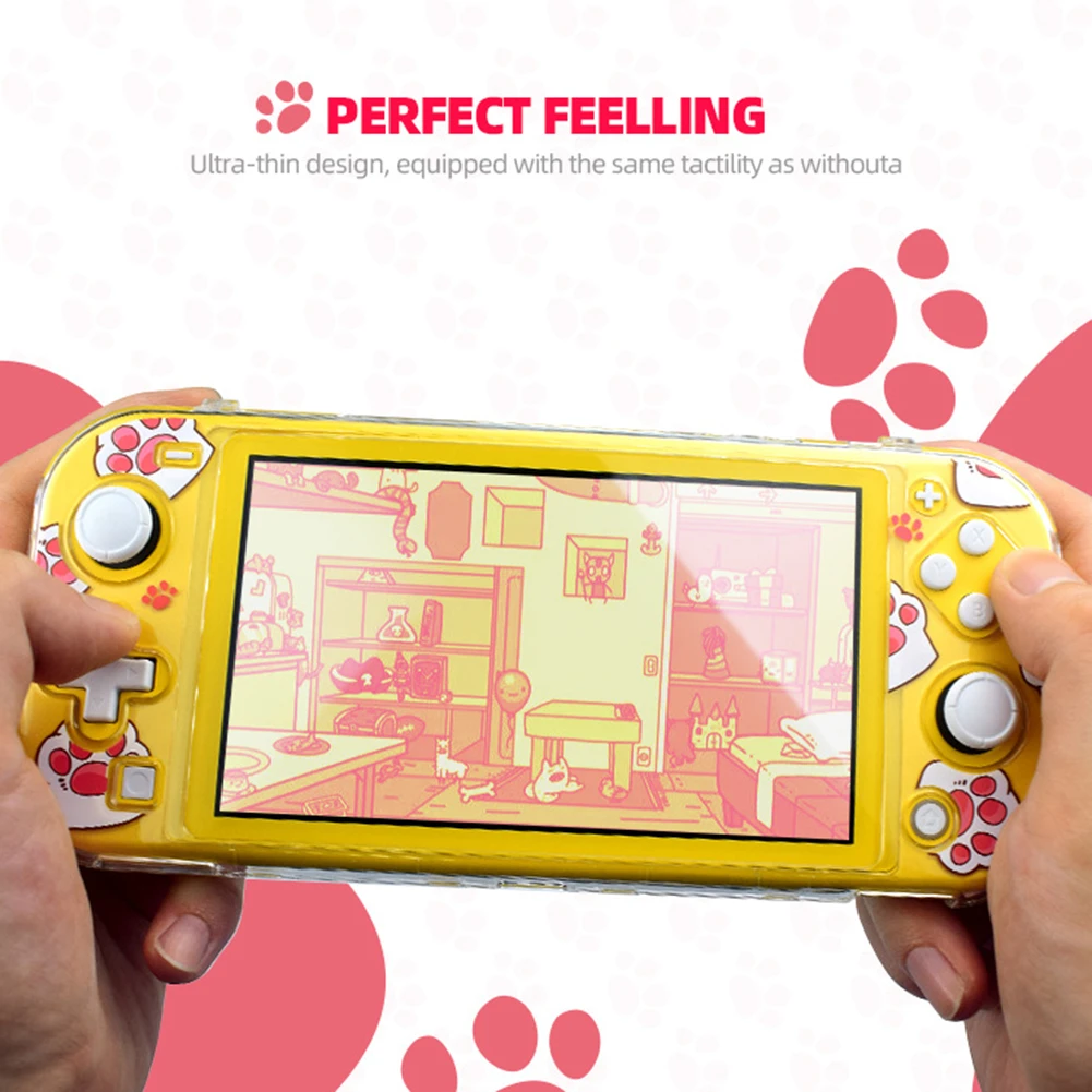 Transparent Crystal Protective Full Cover Retro Console Color LCD Screen Game for NS Switch Lite Game Console Shell