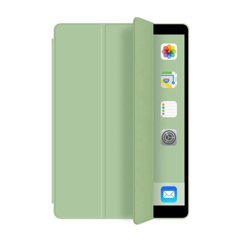 UTHAI E012ss для ipad 10,2 чехол, с держателем ручки, 7-го поколения ТПУ Мягкий силиконовый чехол, может автоматически спаться/пробуждать - Цвет: iPad-10.2- green