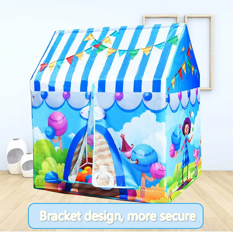 

Play Tent kid Game House Toys Portable Foldable Baby Indoor Outdoor Sports Girl Princess Boy Tent Household teepees For Children