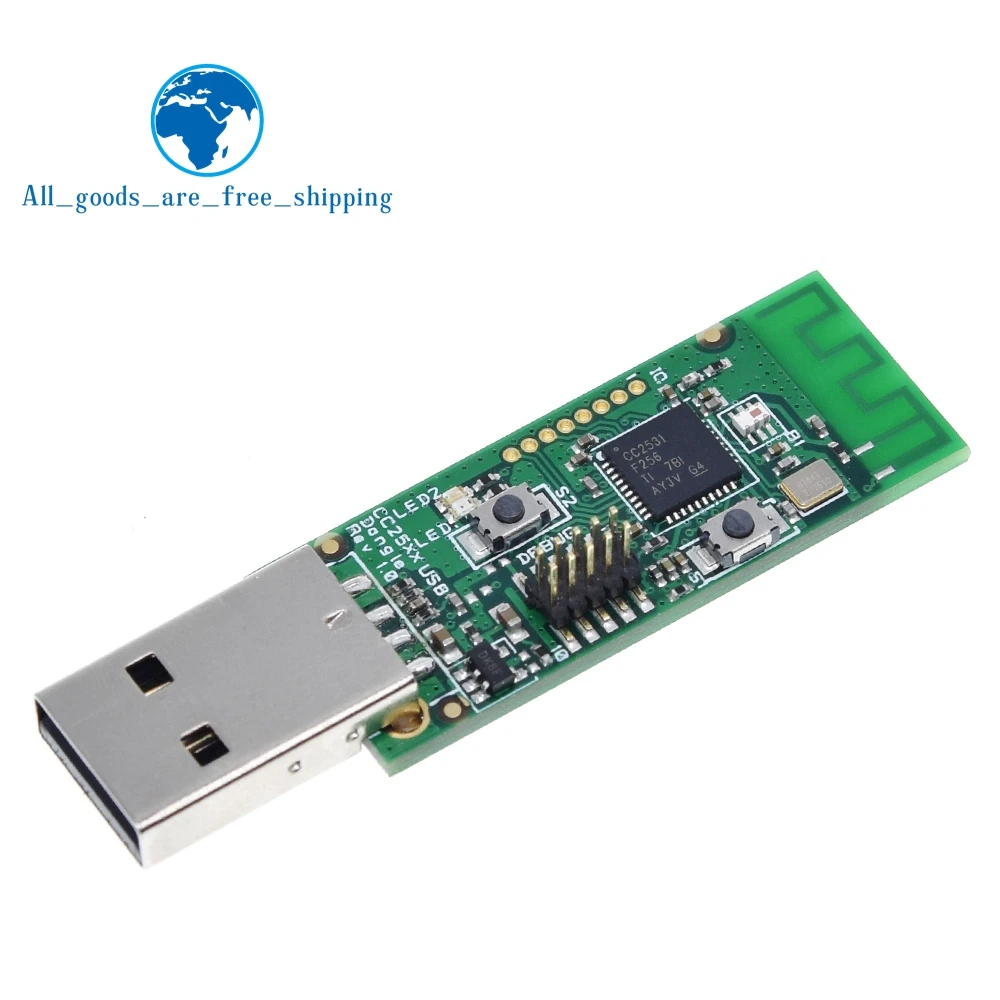 Беспроводная плата Zigbee CC2531 Sniffer модуль анализатора Packet Protocol USB интерфейс Dongle Capture