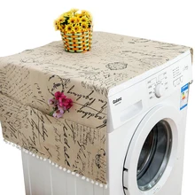 55*130 см геометрический чехол для холодильника домашняя ткань пылезащитный чехол с карманом чехол для стиральной машины полотенце