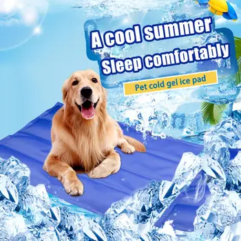 

SALE Dog Cooling Mat Summer Ice Pad Dogs Cat Blanket Sofa Breathable Pet Dog Bed Waterproof Washable For Medium 30x40cm Dogs Cat