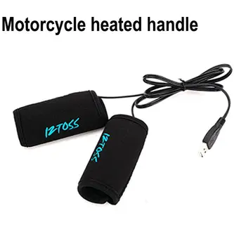 

Motorcycle USB Heated Grips Handlebars with Temperature Control Switches
