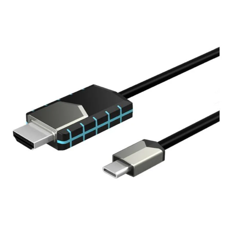 USB 3,1-HDMI 4K Кабель-адаптер 2 м type C-HDMI кабель для MacBook DELL XPS 13 samsung Galaxy S9/S8 huawei mate 10 USB-C HDMI