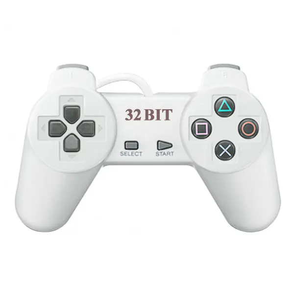 Джойстик для PSOne классический белый PS1 | Электроника