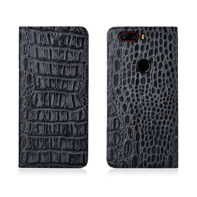 

Crocodile Back Pattern Genuine Leather Magnetic Phone Bag For Nubia Z17s/Nubia Z17/Nubia Z17 Mini/Nubia Z17 Mini S Phone Case