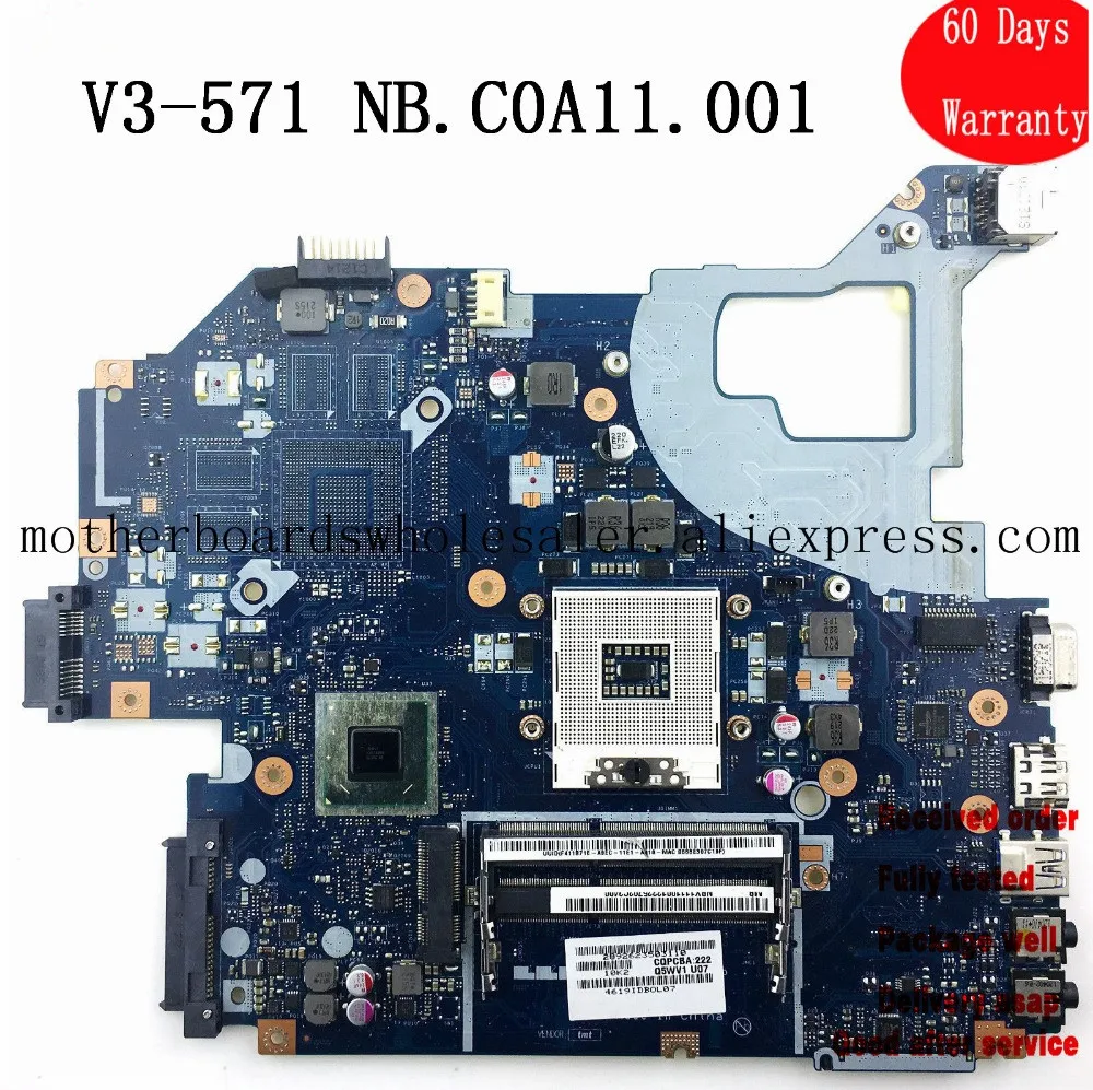 Базовая материнская плата Placa NBC0A11001 для Acer Aspire E1-571 V3-571 E1-531 LA-7921P NB.C0A11.001 |