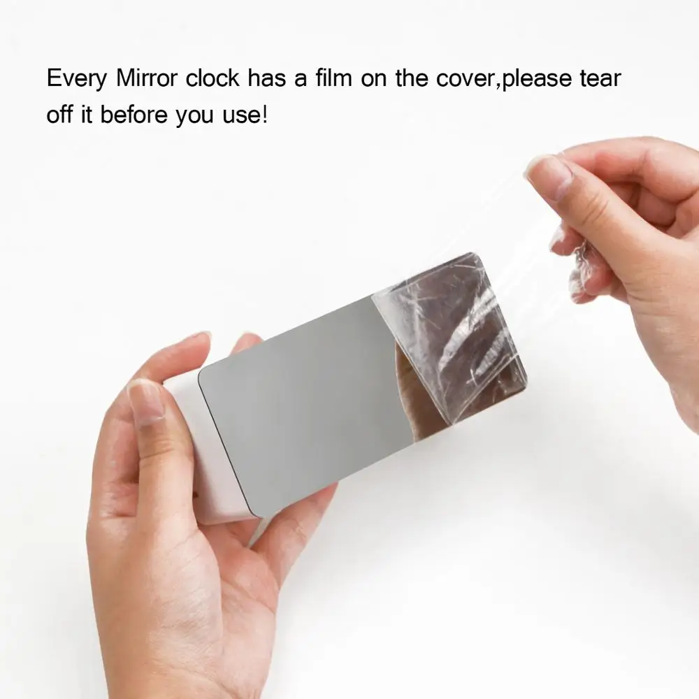 USB светодиодный косметический зеркальный будильник ночник цифровой Электронный