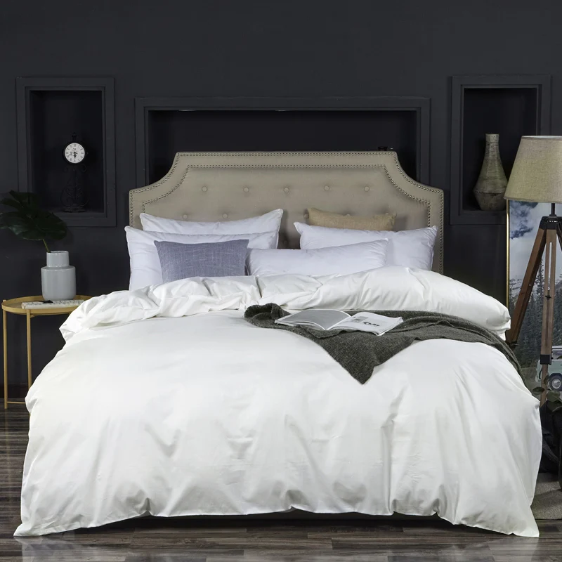 

Yaapeet Bed Cover Solid Color White Green Bed Duvet Cover Plush Cotton Thicken Warm Quilt Cover Bed King Queen Twin Size Cover
