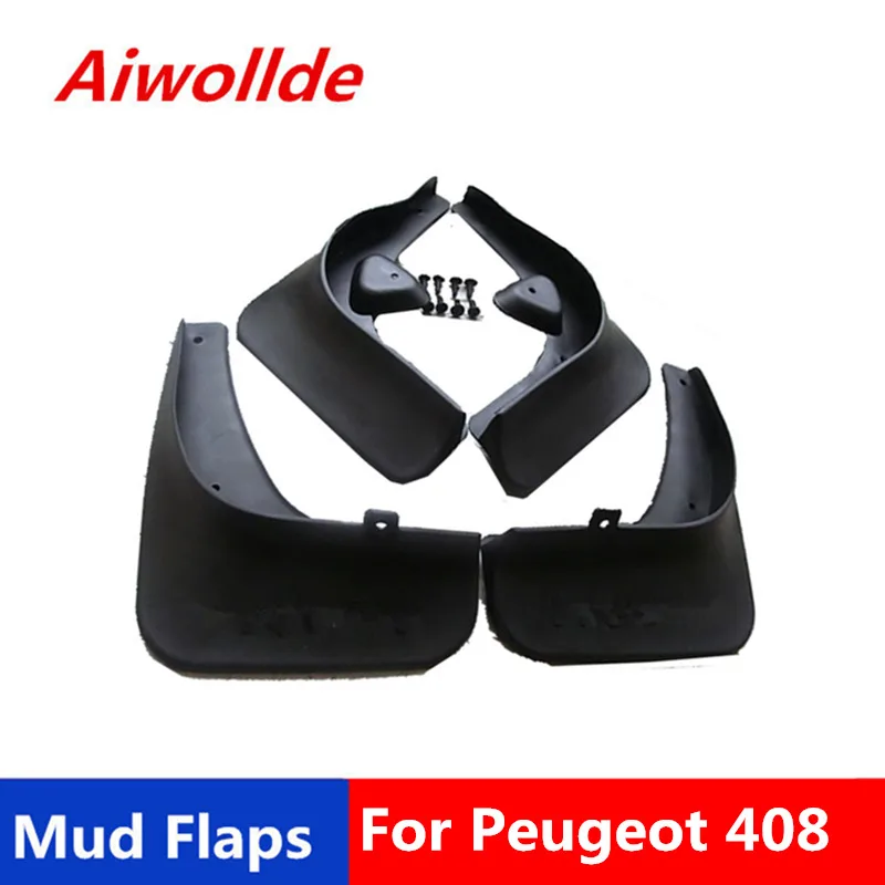 Брызговики для Peugeot 408 4 двери седан 2010 2011 2012 2013 2014 2015|Грязезащита| |