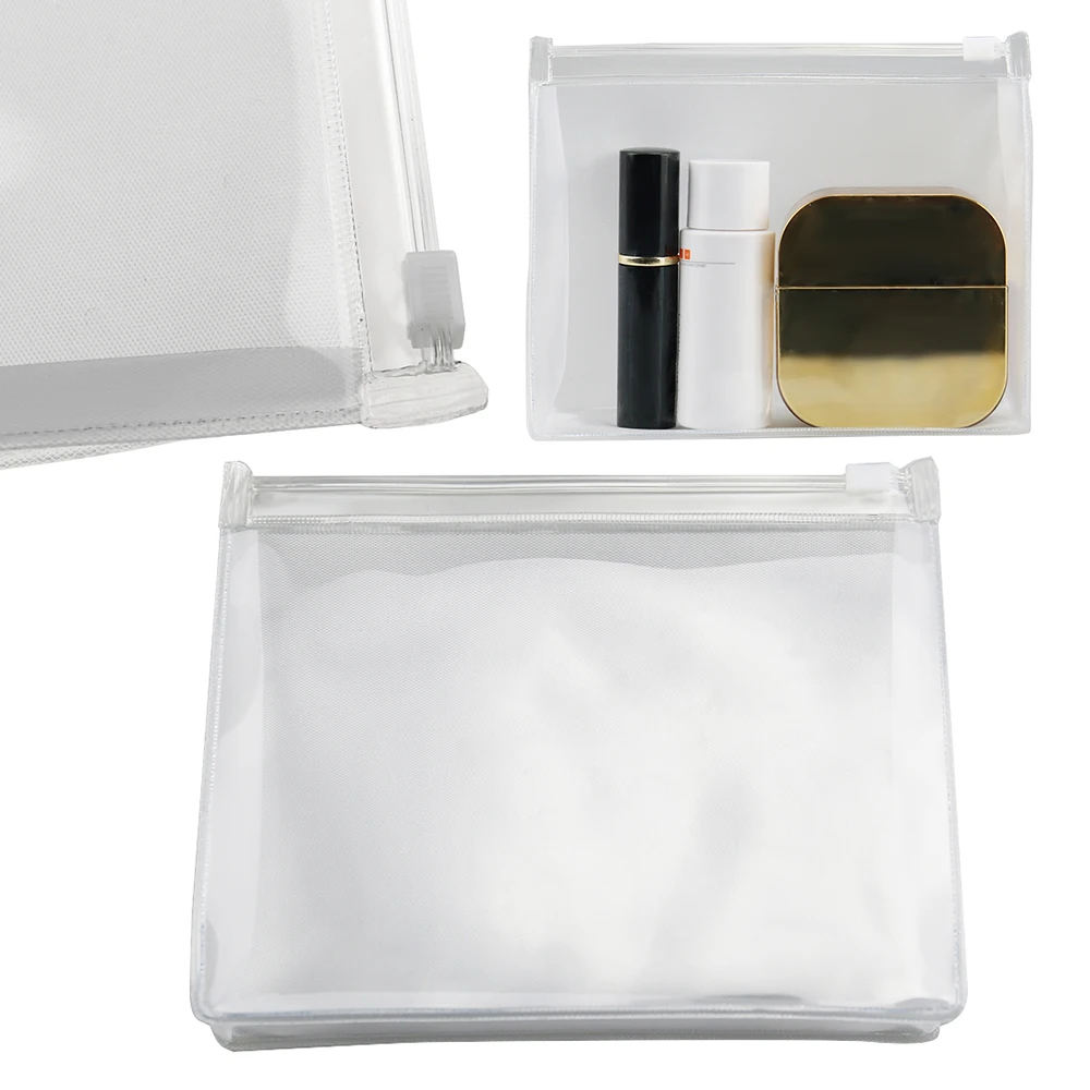 

1 Pcs Transparent Clear Cosmetic Bags PVC Portable Toiletry Travel Organizer Beauty Case Makeup Bag Bath Wash Make Up Box