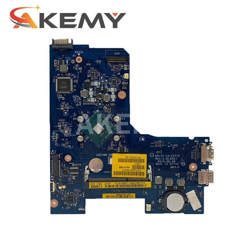Laptop Motherboard para Dell Inspiron 5452 5552 Pentium N3700 N3710 Mainboard Cn0f77j1 0f77j1 La-c571p Sr29e Placa-mãe para notebook - Imagem 2