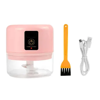 

Kitchen Electric Food Chopper Portable Press Rechargeable Blenders Detachable Visible Food Garlic Press Home Kitchen Easy Tools