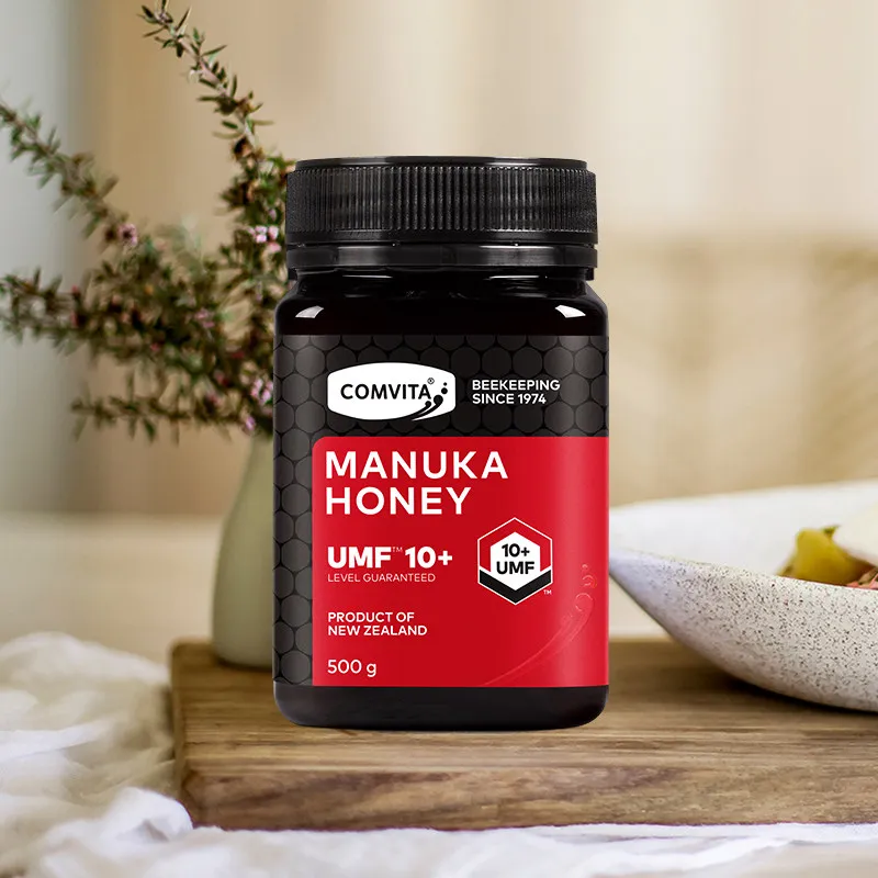 Новая версия, Новая Зеландия Comvita Manuka honey UMF 10+ 500 г, энергетическая добавка для здоровья, пищеварительная дыхательная система, кашель в горле