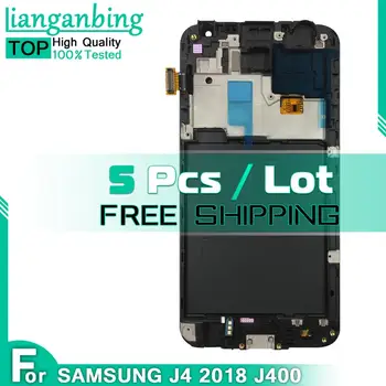 

5pcs LCD For Samsung Galaxy J4 2018 J400 LCD Display J400F SM-J400F/H/P/M/G/DS Touch Screen Frame Digitizer Assembly Replacement
