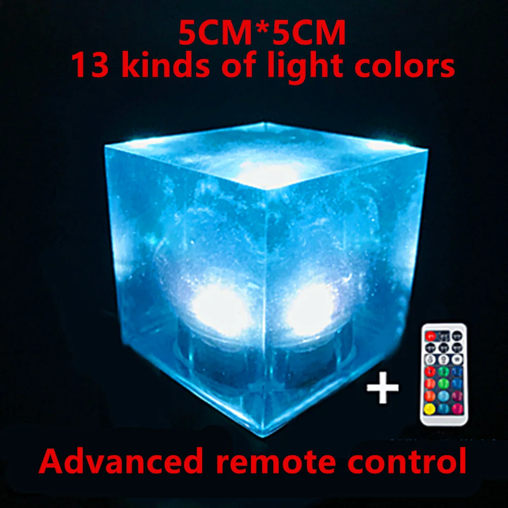 Marvel Loki Cosmic Cube cosplay Prop Светящиеся Кубики креативный пульт дистанционного управления Статуэтка куклы игрушки Коллекционная модель игрушки подарок - Цвет: 6.5CM Advanced remot
