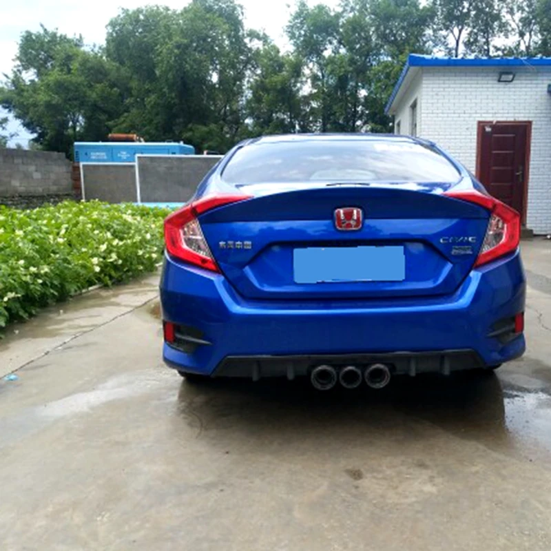 Для honda civic ABS спойлер украшение в виде хвостового крыла задний спойлер для honda civic 10th