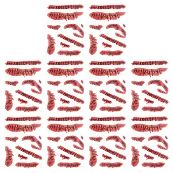 

10 Sheets Halloween Sticker Horror Scary Wounds Scars Stickers Fake Scar Sticker Halloween Decor Halloween Decals for Masquerade