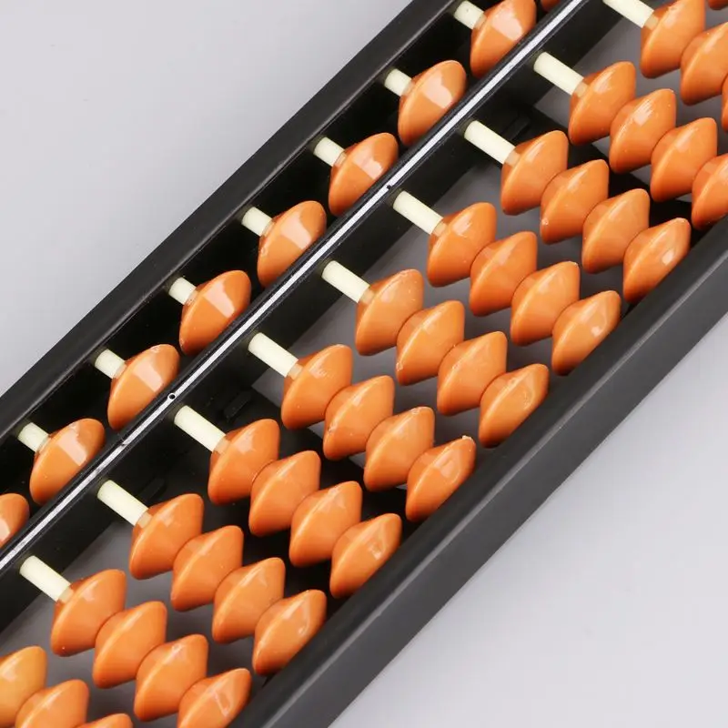 Wooden Abacus 1 Pc 17 Digit Rods Standard Abacus Soroban Chinese Japanese Calculator Counting Tool Mathematics Beginners
