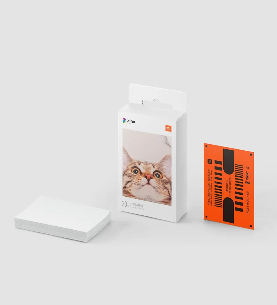 mini printer for iphone Global Version Xiaomi Pocket Photo Printer Paper Self-adhesive Printer Paper 20//60/100 Sheets 3-inch Mini Pocket Photo Paper mini smartphone photo printer