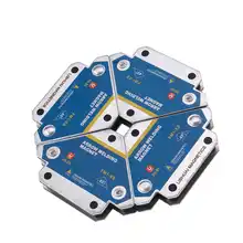 4 pçs suportes de soldagem magnética multi-ângulo de solda seta ímã fixador de solda positioner ferrite segurando ferramentas de localizador auxiliar
