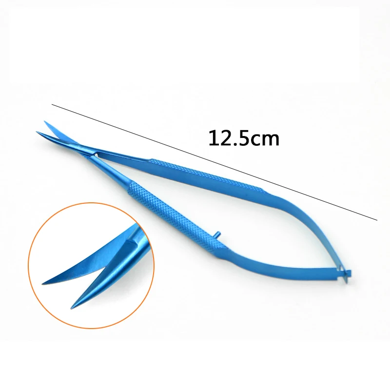 Titanium Tlloy Surgical Instruments Ophthalmic Microsurgical Dental Instruments Needle Holder + 11.5cm Scissors + Tweezers