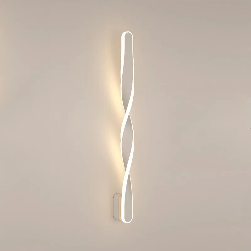 Lâmpadas de Parede Lâmpada de Parede Patenteado e Criativo Luzes de Parede Wecus Designer Especial Espiral Nórdico Moderno Design Torção 70cm Led 7 (Wecus) designer especial 70cm lâmpadas de parede led