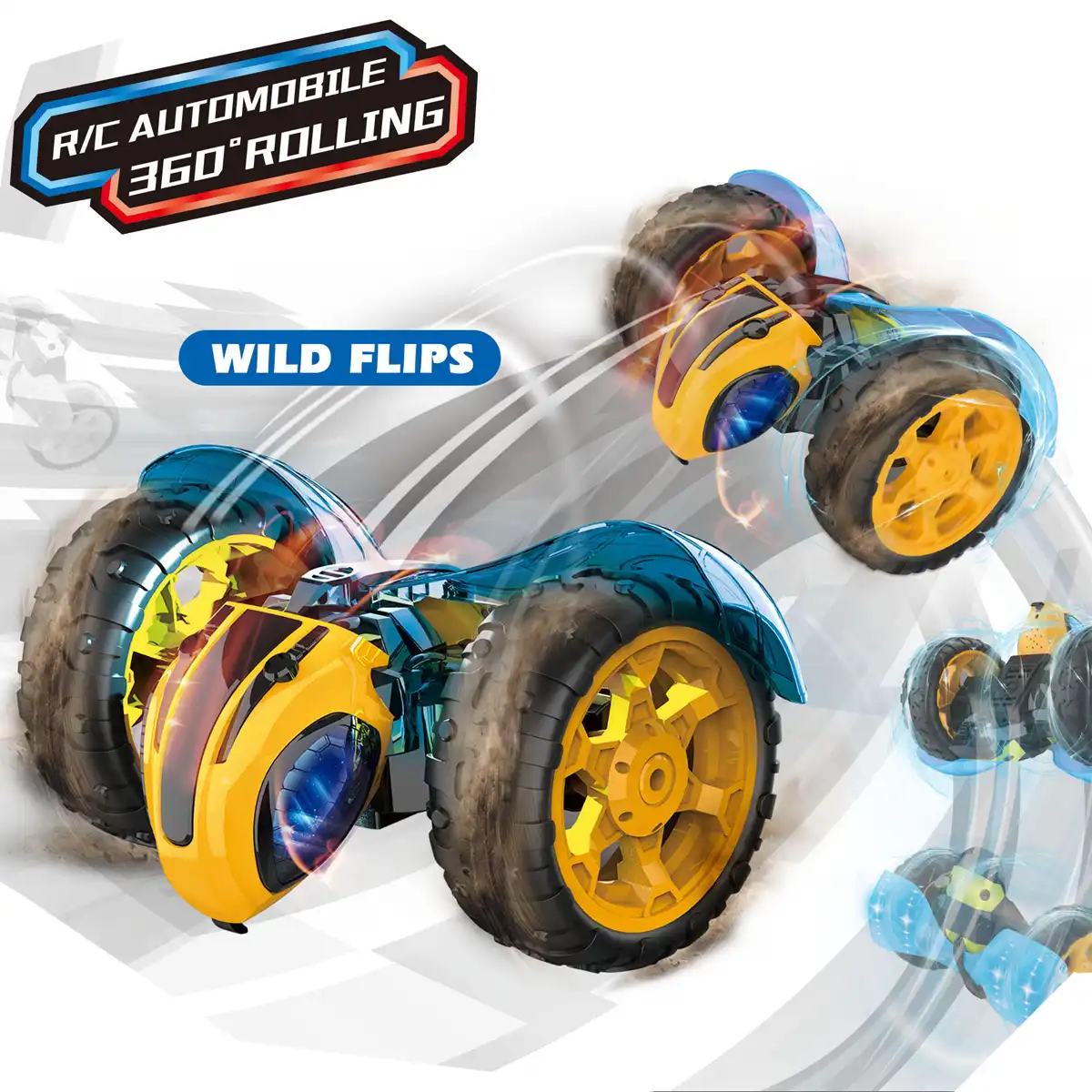 transformers bumblebee flip radio controlled car