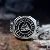 Bague viking acier