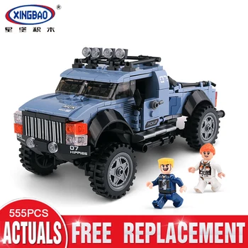 

XingBao 03032 555PCS The Pick Up Car Set Building Blocks Bricks Assembled DIY Model Birthday Educational Toys Funny Gifts