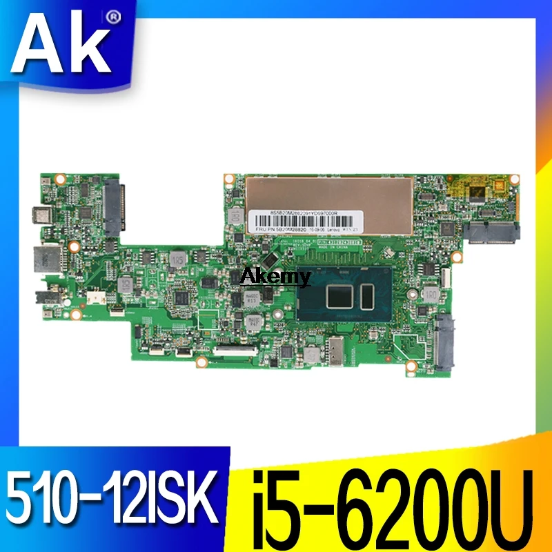MIIX510 motherboard for Lenovo MIIX510-12ISK MIIX 510-12ISK notebook motherboard CPU i5 6200U 8GB RAM Test original work