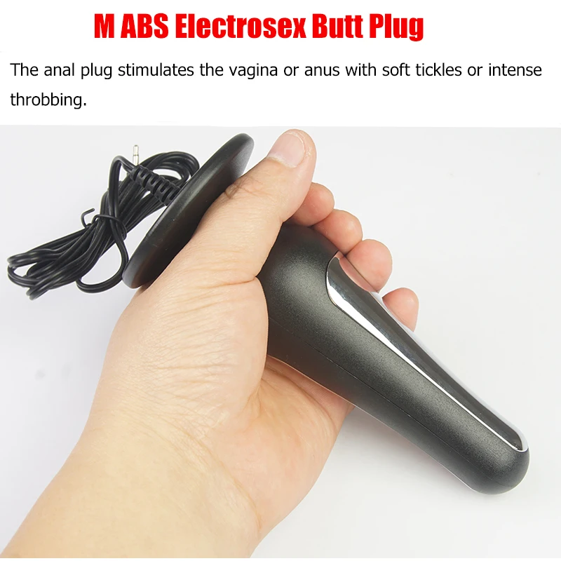 Electrosex Anal Plug E-Stim Electro Stimulation Electricity Accessories Vaginal Butt Plugs Prostate Massage BDSM Sex Toys