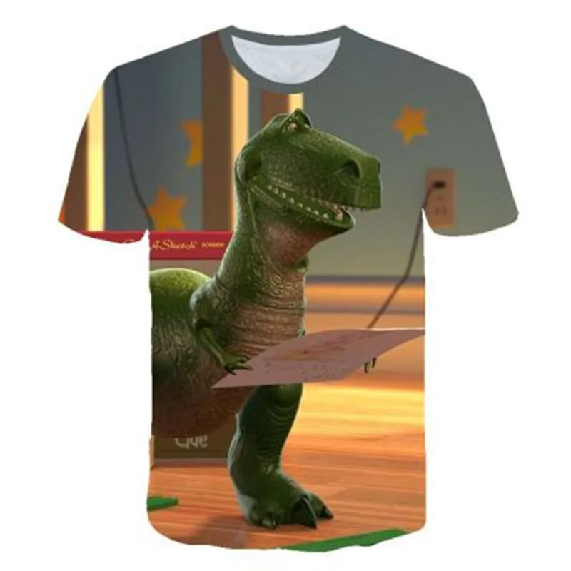 TS3935 Нового мультфильма «История игрушек», 4 3D печатных детская футболка модные летние шорты с длинными рукавами с персонажами из мультфильмов для детей футболка - Цвет: TS3935
