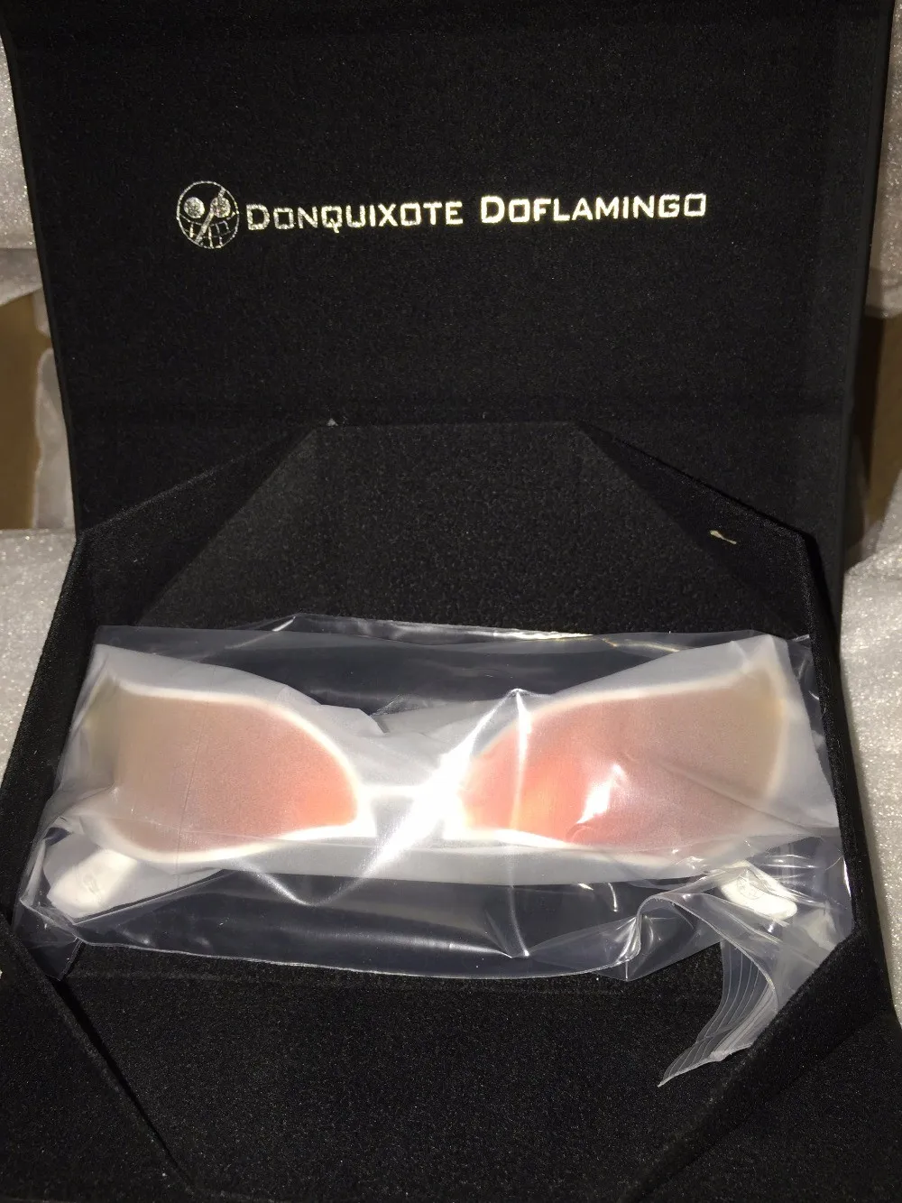 Lmononoei One Piece Donquixote Doflamingo sunglasses cosplay Accessories  Glasses with box